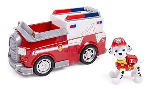 Imagen 1 de 10 de La Ambulancia Emt De Paw Patrol Marshall, Vehículo Y Figura.