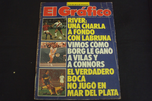 Revista El Grafico # 3097 - Tapa River ( Labruna )