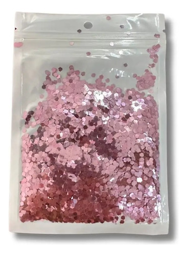 Confetti Metalizado Mini Rosa X10gr