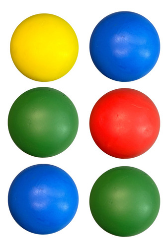 Pelota Goma Espuma Macu Colegio Clubes Infantil X 6 Unidades