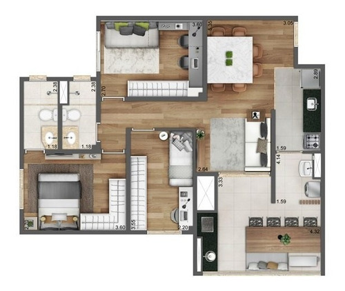 Imagem 12 de 12 de Apartamento Residencial Para Venda, Chácara Do Encosto, São Paulo - Ap6367. - Ap6367-inc