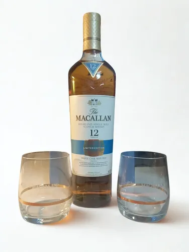 Whisky The Macallan 12 Anos Triple Cask + 2 Copos Oficiais