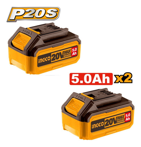Martelete Combinado Ingco 28mm 4,5j Sds-plus 2 Bateria 5.0ah