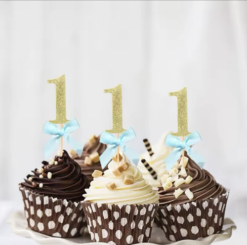 40 Cake Toppers Decoracion Numero Fiesta Cumpleaños