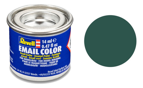 Pintura Revell Enamel Mate Color 321 48 Verde Mar