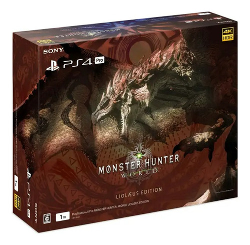 Playstation 4 Pro 1tb Edição Monster Hunter Completo - Ps4 Pro Monster Hunter World (Recondicionado)