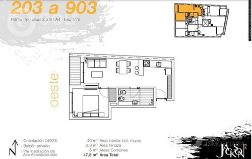 Vendo Apartamento En Cordon 1 Dormitorio Con Terraza | Setiembre 2023