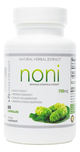 Noni 700 Mg 60 Capsulas Vh Nutrition