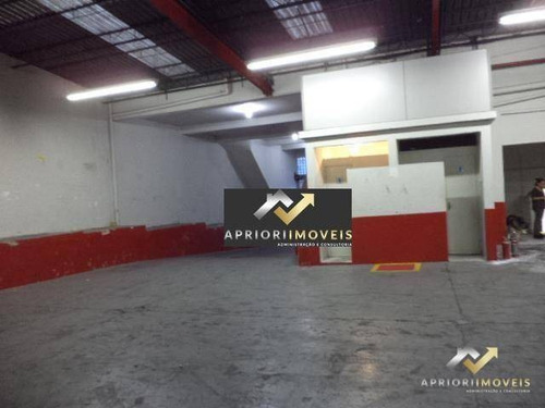 Galpão À Venda, 1219 M² Por R$ 4.000.000,00 - Vila Pires - Santo André/sp - Ga0080