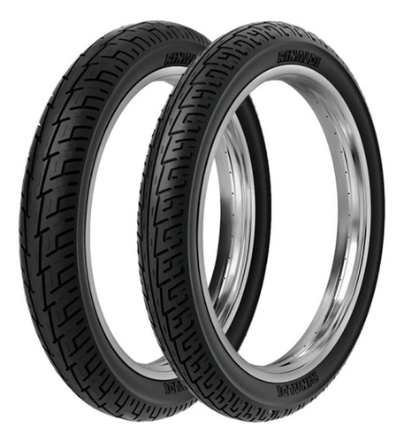 2 Pneu Moto Yamaha Ybr Rinaldi 90/90-18 57p 2.75-18 48p Bs32