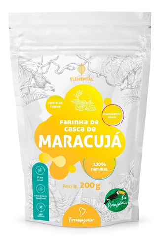 Farinha Da Casca Do Maracujá Terramazonia 200g