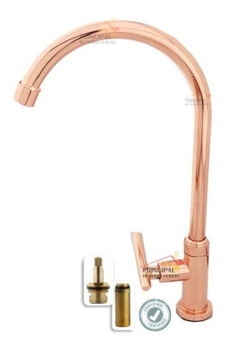 Llave Para Lavaplatos Oro Rosa