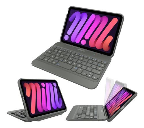 Funda Con Teclado Arteck / Para iPad Mini 8.3  / Bluetooth