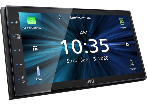 Pantalla Jvc Kw-m56bt Carplay Android Auto Bluetooth Usb 
