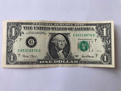 3 Billetes 1 Dolar Americano 2002, 2003 Y 2009 Buen Estado