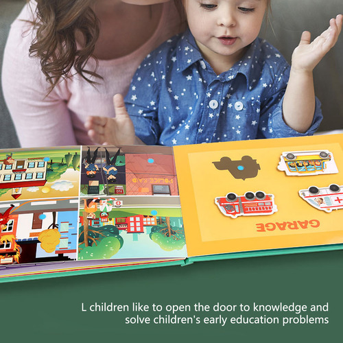 Libro Ocupado Para Que Los Niños Aprendan Habilidades Baby E