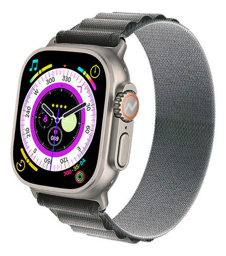 Reloj Inteligente Smartwatch Noga Multideporte Ip67 Nfc Bt Color de la caja Negro Color de la malla Negro Color del bisel Gris Diseño de la malla