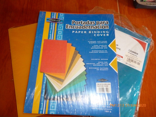 Imagen 2 de 2 de Portadas Para Encuadernar Tipo Cuero