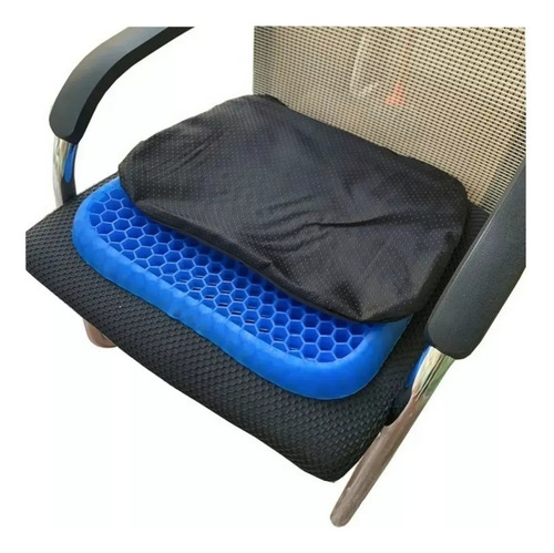 Cojin Silla Asiento Gel Ergonomico Oficina Extra Comfort Color Azul