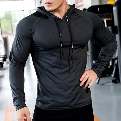 Camiseta Dry Fit Masculina Fitness Academia Esportiva Preta