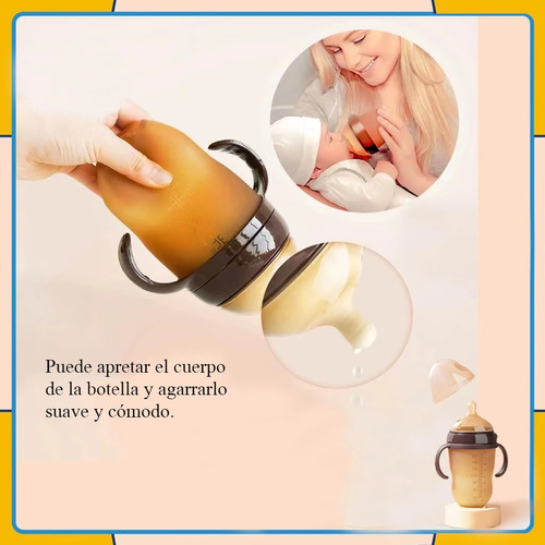Botella De Silicona Para Destete Calibre 250 Ml