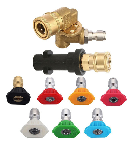 Kit De Adaptador De Lavado A Presión Profesional, Puntas De