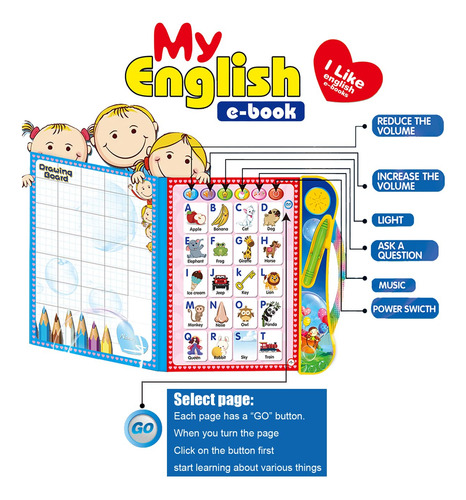 Interactive Electronic Learning Book Wenbeier Abc 3+ Years