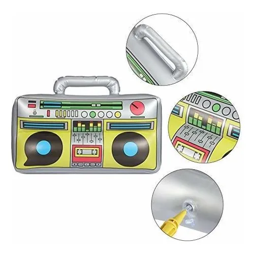 Boombox Inflable 16 5 Pulgadas Boom Box Inflable 80s 90...