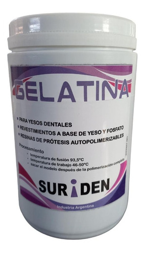 Gelatina Suriden Para Yeso Dentales