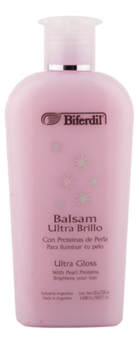 Balsamo Biferdil Ultra Brillo Proteinas De Perlas X 255 Ml