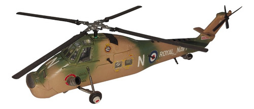 Kit Plástico Montado Helicóptero H34 Verde Royal Navy - 1/72