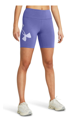 Shorts Ua Campus De 7  Para Mujer Morado Under Armour