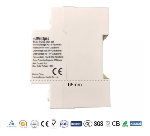 Imagen 2 de 7 de Protector De Voltaje Inteligente Para Toda La Casa 120v 80a