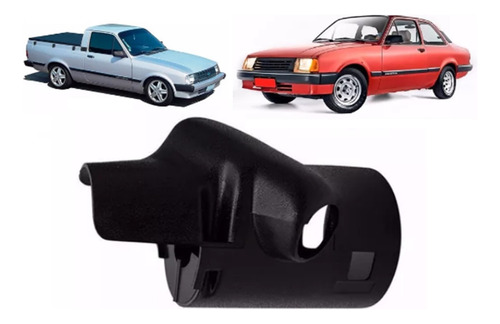 Acabamento Chave D Seta Coluna Direção Chevette Chevy Preto