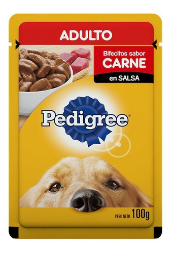 6x Sachet Pedigree Adulto Carne- Snack Para Perro