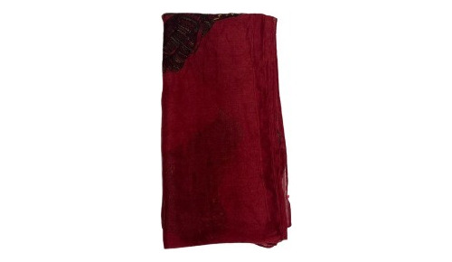 Pashmina Para Dama Color Vino Con Estampado De Elefantes Ms