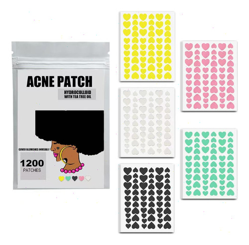 1200 Parches Anti Acne Espinillas Granos Face Patch Tipo De Piel Todo Tipo De Piel