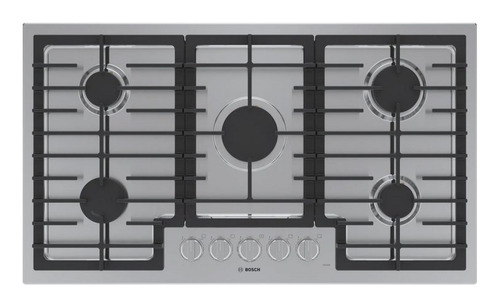 Bosch 500 Series 36 Stainless Steel Gas Cooktop 