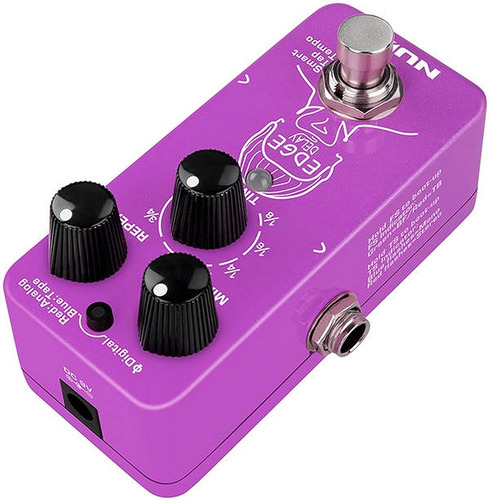 Pedal De Efectos De Guitarra Edge Delay Con Retardo Digital