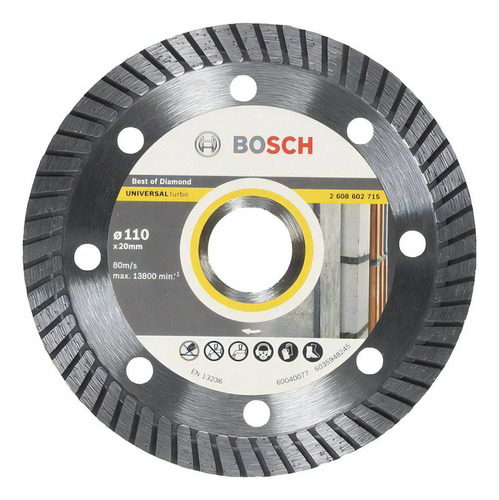 Disco Bosch Diamantado Up Turbo 110 X 20mm