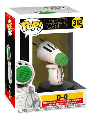 Funko Pop Star Wars Droide D0 312 Original Pop! Scarlet Kids