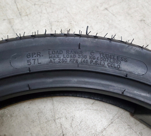 Llanta 90/90-18 Power Tire 6pr Tl Kw250 Ryder Lithium Xpress