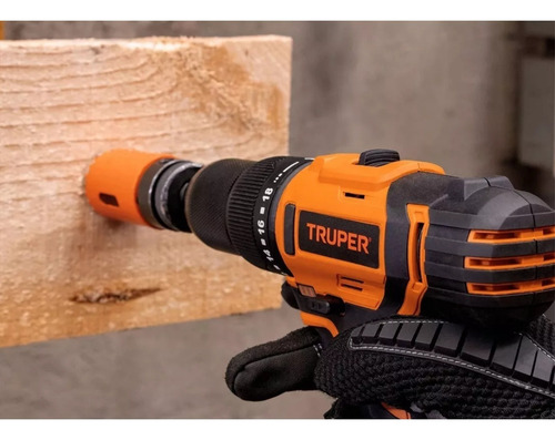 Taladro Percutor Inalámbrico 20v 3 Funciones 220v Truper