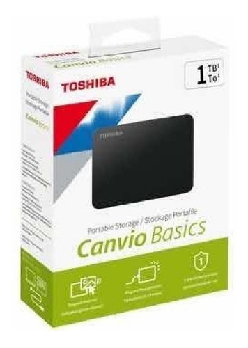 Disco Duro Portatil Externo Toshiba 2tb Usb 2.0 Y 3.0 Backup