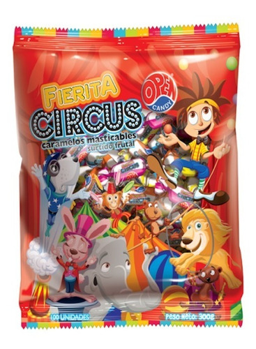 Caramelos Masticables - Circus Frutales X 100 Unidades