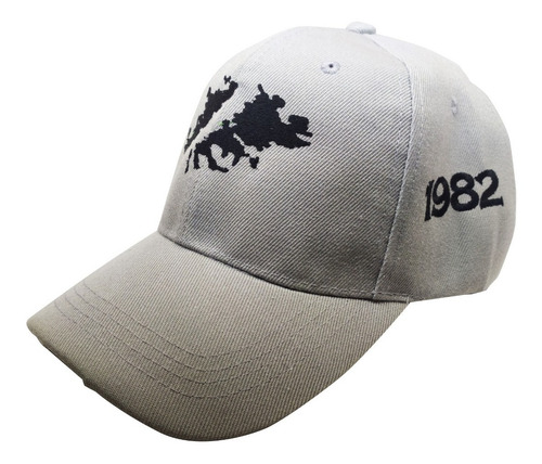 Imagen 2 de 7 de Gorra Islas Malvinas Cap Bordadas Tacticas C/copa Gris Claro