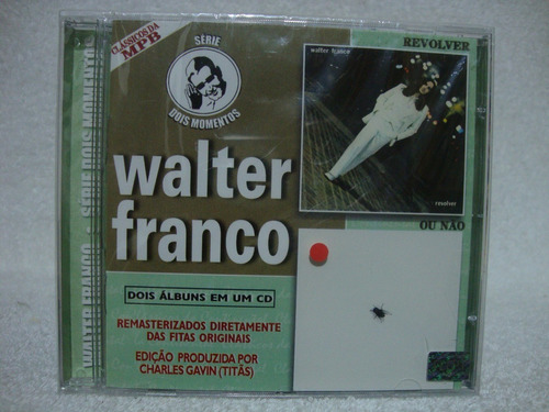 Cd Original Walter Franco- Ou Não & Revolver- Lacrado