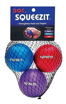 Unique Sports Tennis Elbow Therapy Squeeze-it Balls - 3  Ssb