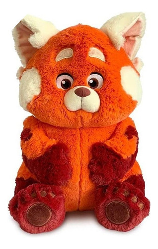 Muñeca De Peluche De Panda Rojo Con Animales Rojos