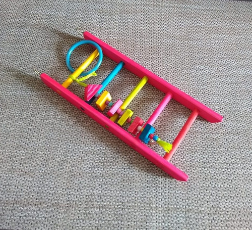 Brinquedo Para Calopsita Acessório Gaiola Encanto Das Aves